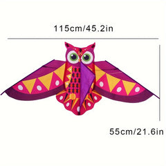 1pc 15m Owl Kite With 50m Line Outdoor Flying