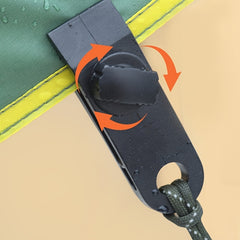 5pcs Outdoor Camping Nylon Tent Clip Windproof Rope Buckle