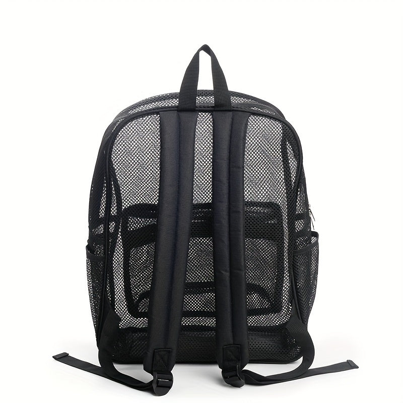 Large Capacity Mesh Backpack for Hiking and Camping