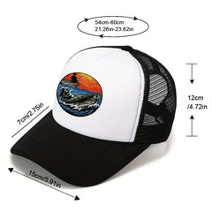 Unisex Sunshade Adjustable Baseball Cap for Outdoor Sport Fishing