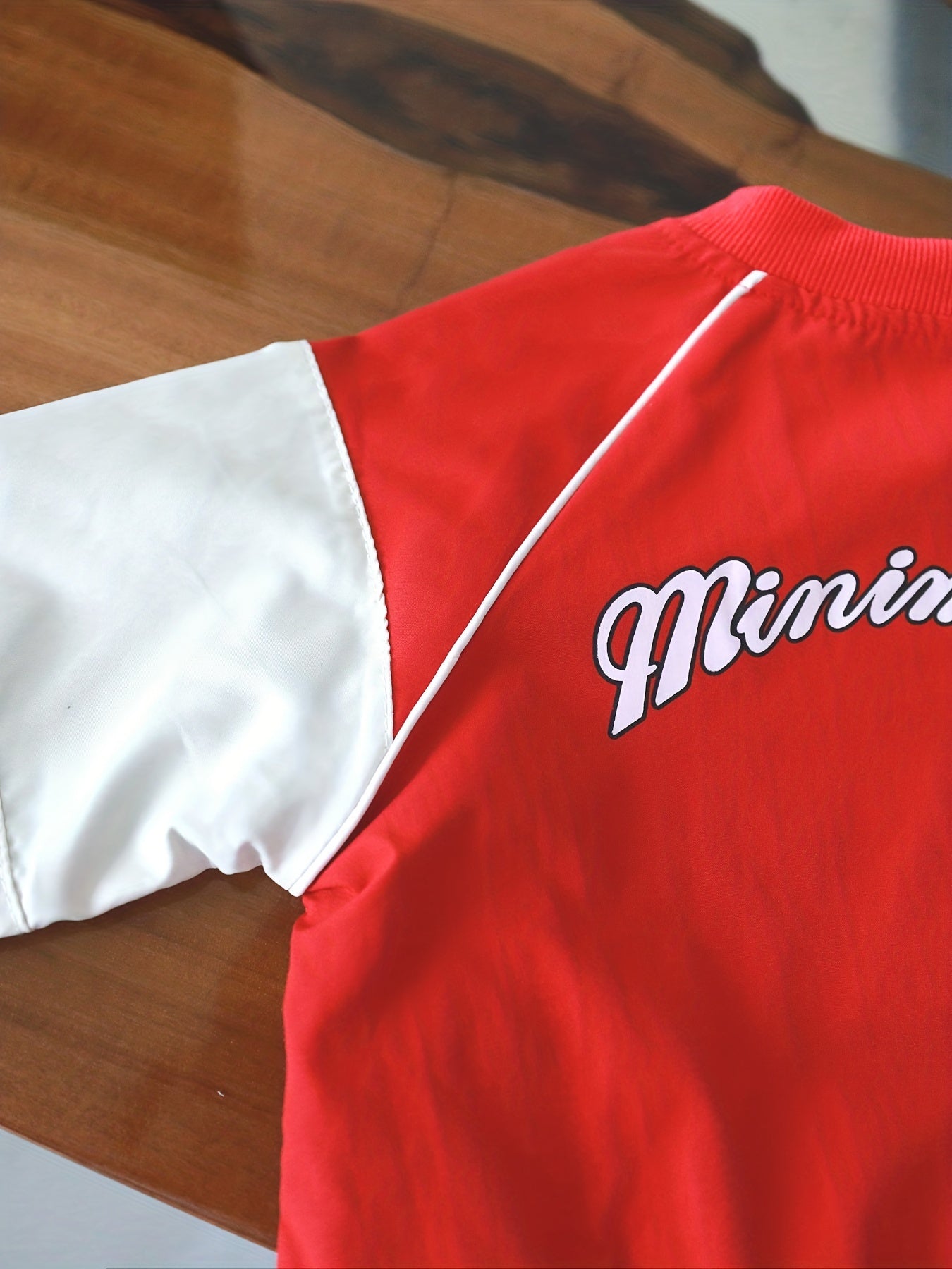 Kids Varsity Jackets Zip Up Long Sleeve Baseball Uniforms