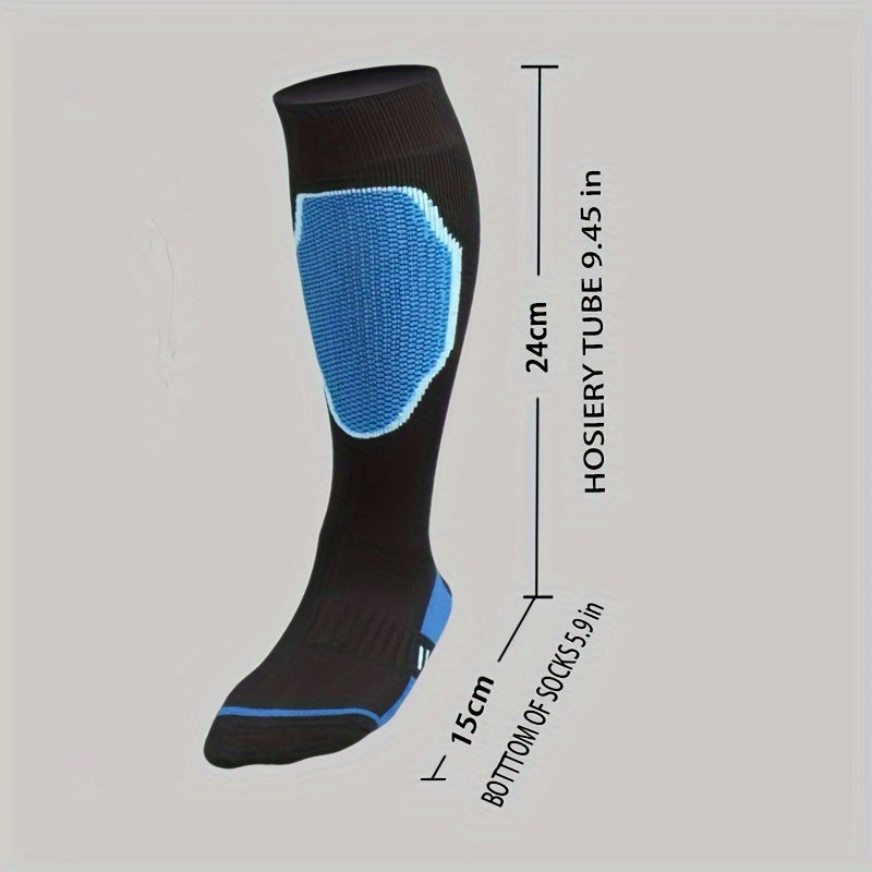 Kids Skiing Socks Thickened Breathable Quick Drying Non Slip Sweat Absorbing