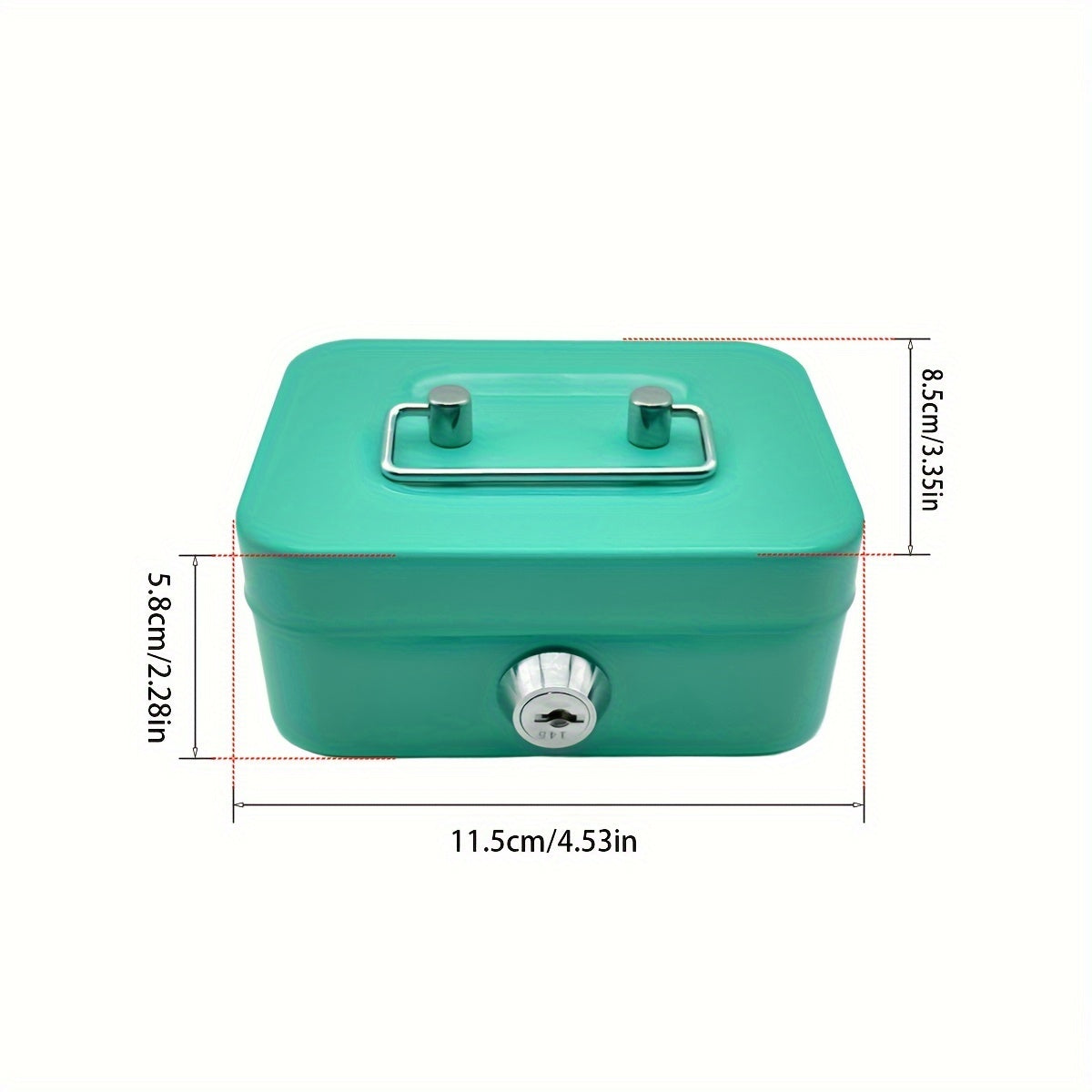 Portable Metal Piggy Bank Storage Box Change Room Decor Home Decor