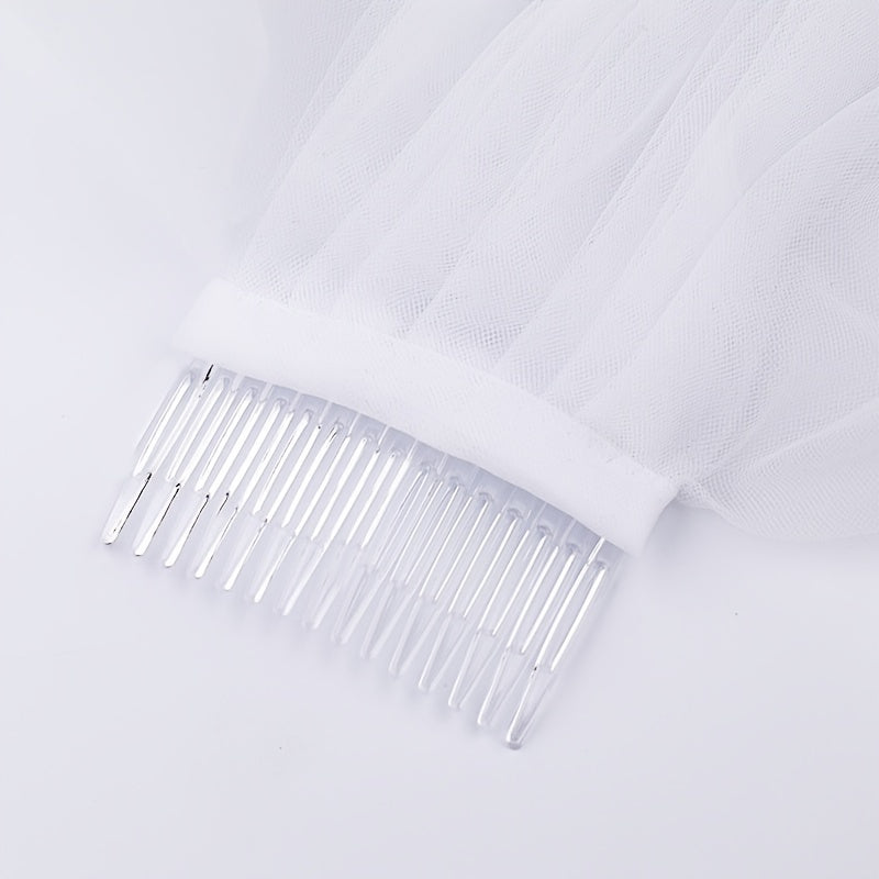 Lace Flower Wedding Veil Bridal Wedding Accessories Jewelry Veil