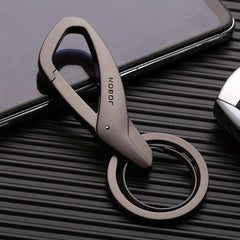 Double Ring Metal Zinc Alloy Key Chain Men's Women's Keychain