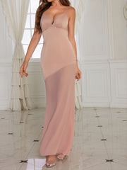 Women's Sexy Backless Bodycon Long Dress