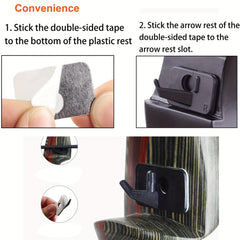 3pcs Plastic Archery Rest for Right Hand Recurve Bow