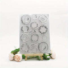Round Stamp Painting Tool for Scrapbook Decoration