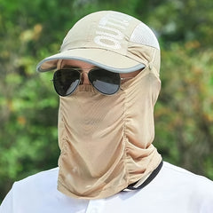 Breathable Sun Hat Neck Protector Cycling Visor Cap
