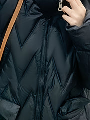 Fashionable Puffer Jacket Winter Warm Casual Jacket Women's Clothing
