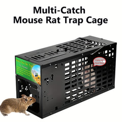 Reusable Rat Trap Cage - Effective Pest Control Solution