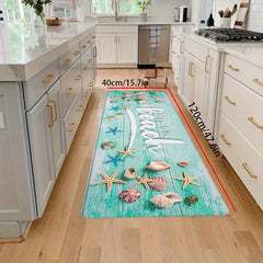 Starfish Kitchen Mat Anti Slip Bathroom Carpet Absorbent Bath Mat