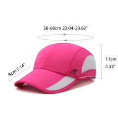 Quick Drying Mesh Summer Sun Hat Lightweight UV Protection Sports Visor Cap