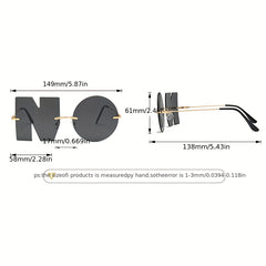 Stylish Metal Legs Men's Glasses for Daily, Travel, Party