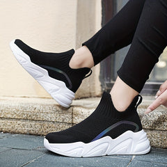 Unisex Sock Slip-on Sneakers Lightweight Breathable Walking Shoes