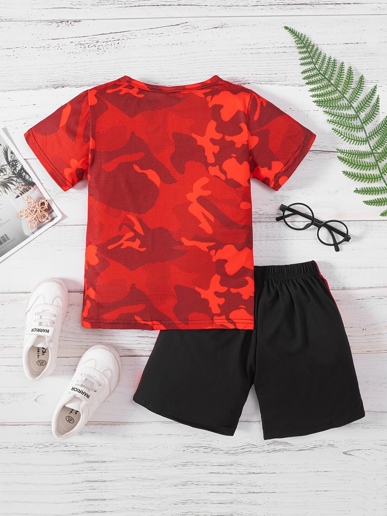 Boys Outfit Shorts & T shirt Short Sleeves Casual Kids Clothes