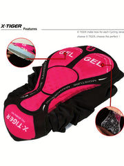 Breathable Gel Padded Cycling Shorts for Comfortable Rides