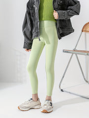High Waist Compression Leggings for Kids