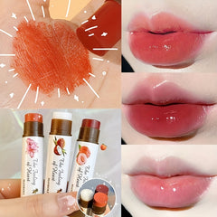 Fruit Flavored Lip Balm Moisturizing Lip Gloss Lightening Lip Lines