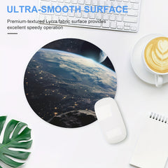 Moon Adventure Mouse Pad Waterproof Anti Slip Rubber Base
