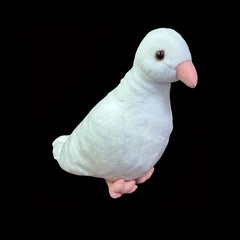Soft Plush Pigeon Toy & Gray Stuffed Animal with Realistic Features