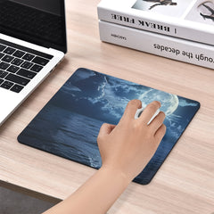 Moonlight Sand Mouse Pad Non slip Rubber Base for Computer Laptop