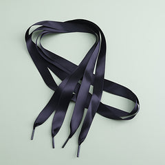 Satin Candy Ribbon Shoelaces Double Sided Polyester Lace