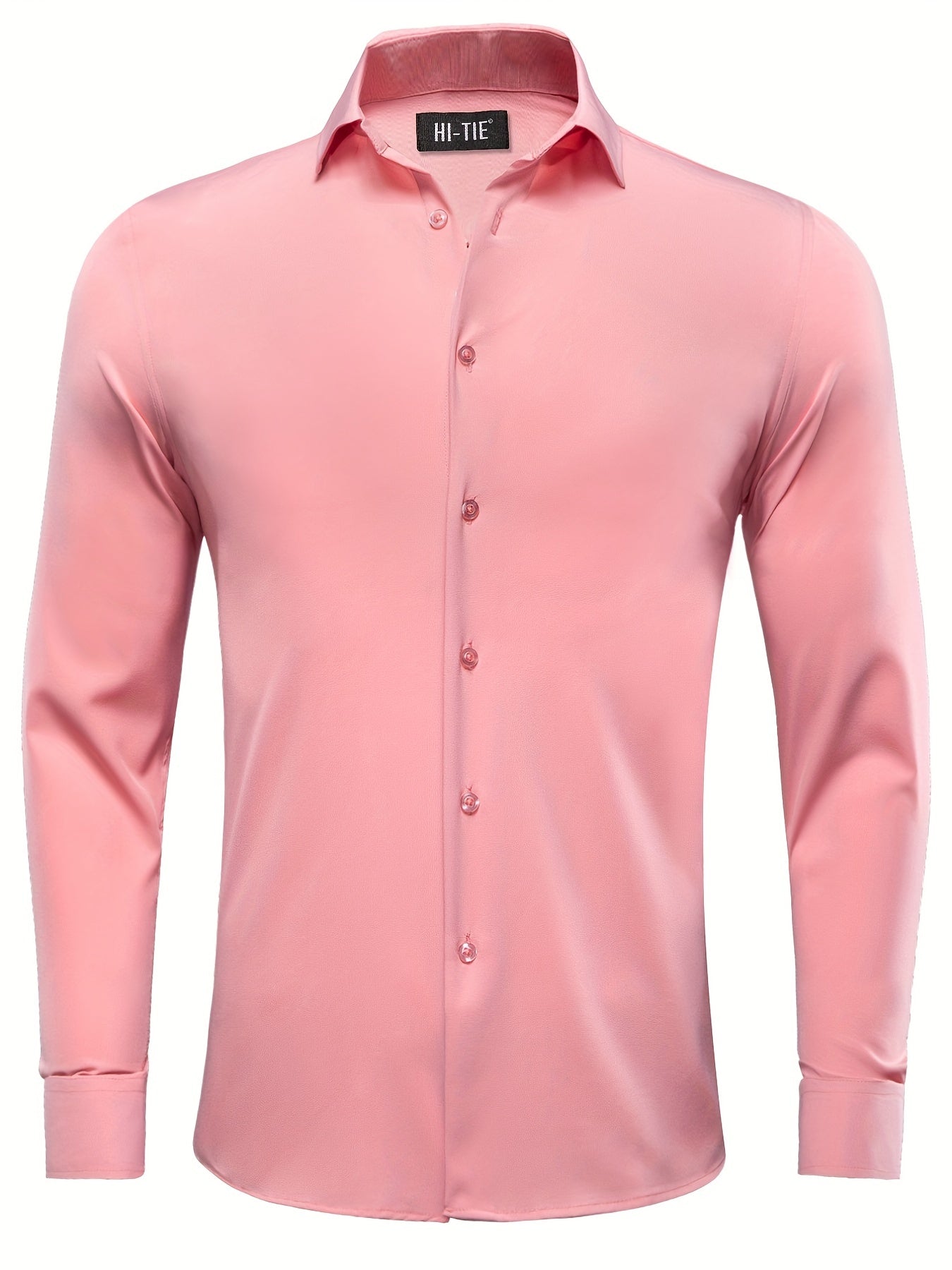 Men's Wrinkle Long Sleeve Button Down Shirt