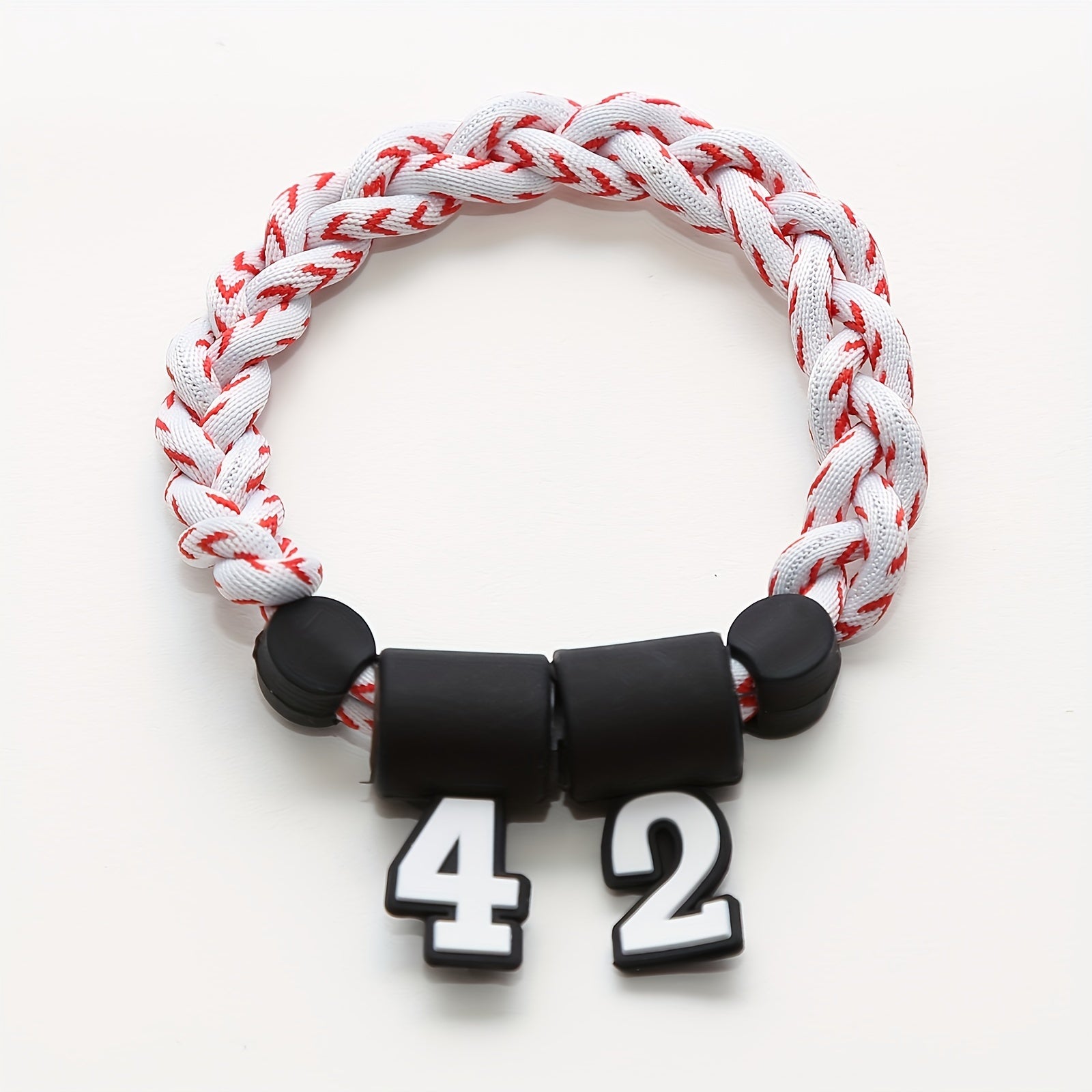Sporty Style Braided Wristband Rope Bracelet for Sports Fans Souvenirs