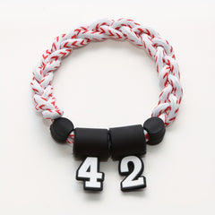 Sporty Style Braided Wristband Rope Bracelet for Sports Fans Souvenirs