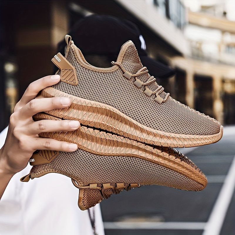 Men's Slip on Sneakers With Shoelaces