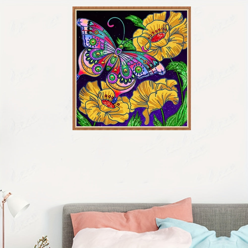 Butterfly Special Shape Diamond Painting Kit DIY 5D Art Kit