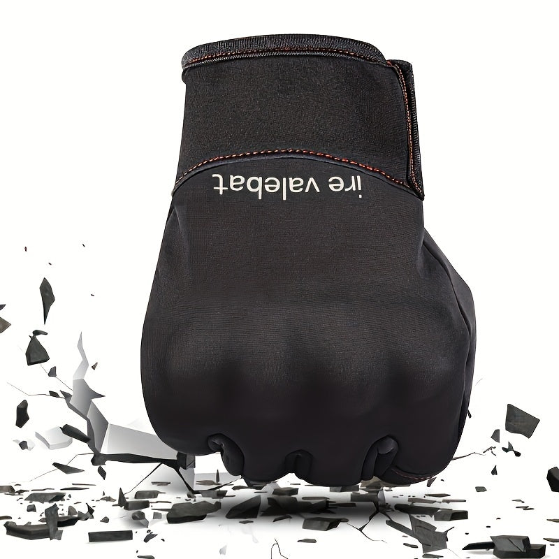 Windproof Waterproof Motorcycle Gloves Plus Velvet Touchable Screen
