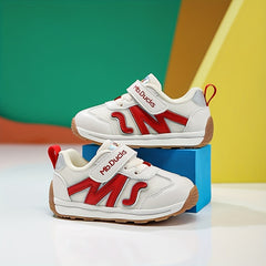 Boys Mesh Sneakers with Hook and Loop Fastener