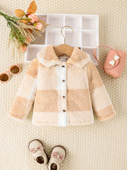 Autumn Baby Girls Fleece Furry Coat Warm Jacket