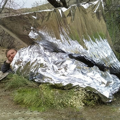 Emergency Thermal Blanket Foil Space Blanket For Outdoor Body Warmer