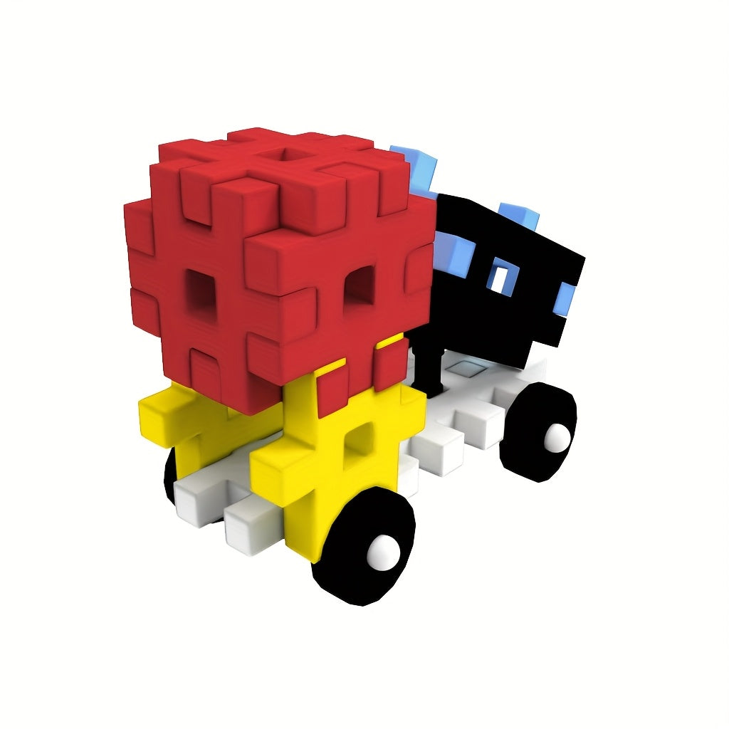 Dump Truck Shaped Large Block Toy 12" Construction Vehicle Assembly Gift