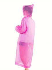 Waterproof Rain Poncho with Hood for Women