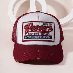 Vintage Embroidered Baseball Cap 'WESTERN'