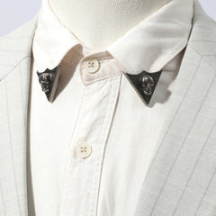 Men's Skull Bow Tie Collar Accessories Hip Hop Punk Bow Tie Charm