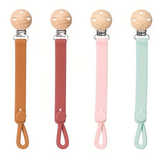 Baby Pacifier Chain Anti-loss Strap Silicone Teether Chain Holder