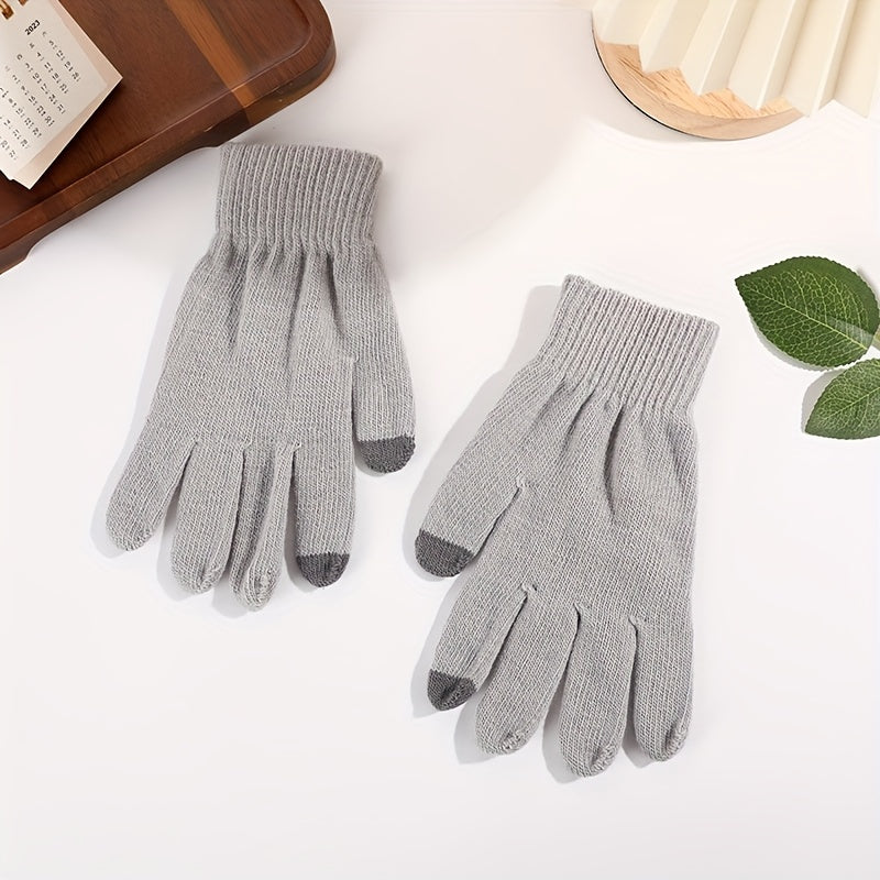 Winter Cycling Gloves Windproof Touch Screen Warm Gloves