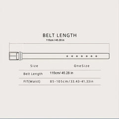 Skull Metal Belt Jeans Accessories With Leather Belt for Men and Women