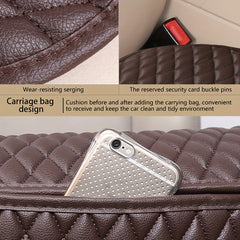 1pc Car PU Leather Seat Cover Breathable Non Slip Protector Auto Seat Cushion