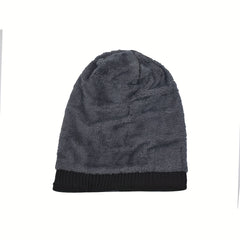 Men's Windproof Woolen Hat Warm Knitted Hat