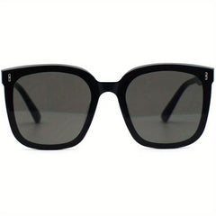 Square Rivet Decor Sunglasses Anti Glare UV400