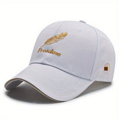 Wheat Ear Embroidery Baseball Cap Outdoor Leisure Sports Sun Cap
