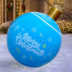 1pc Inflatable Christmas Ball Yard Decoration Toy