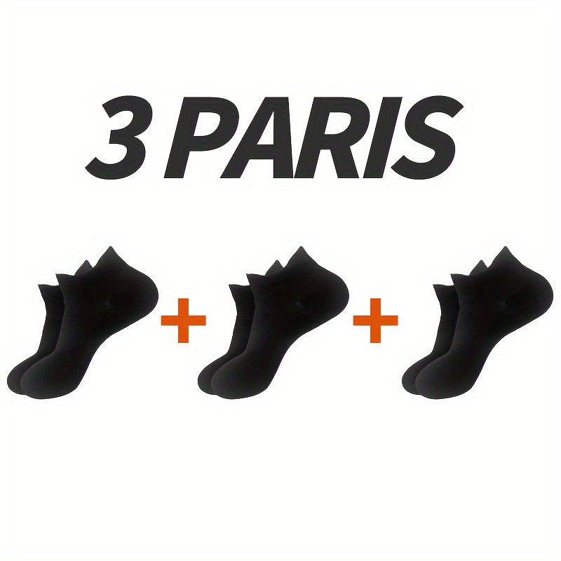Men's Mid Crew Sport Socks 3 Pairs