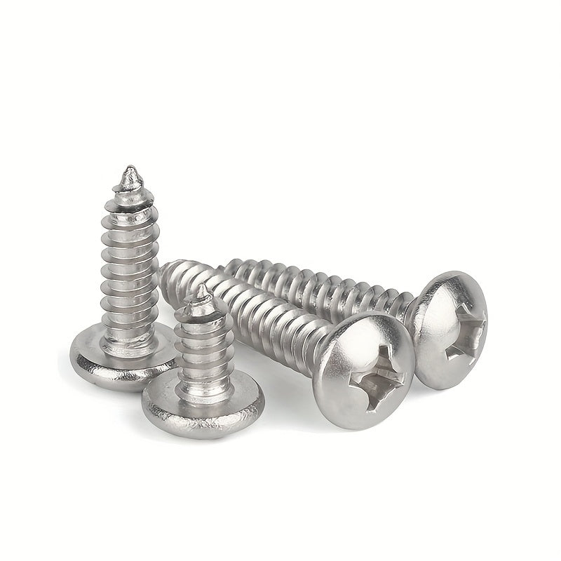 400 Sets 304 Stainless Steel Self-tapping Screws Woodworking